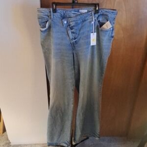 Good American Light Blue Boot Cut Jeans